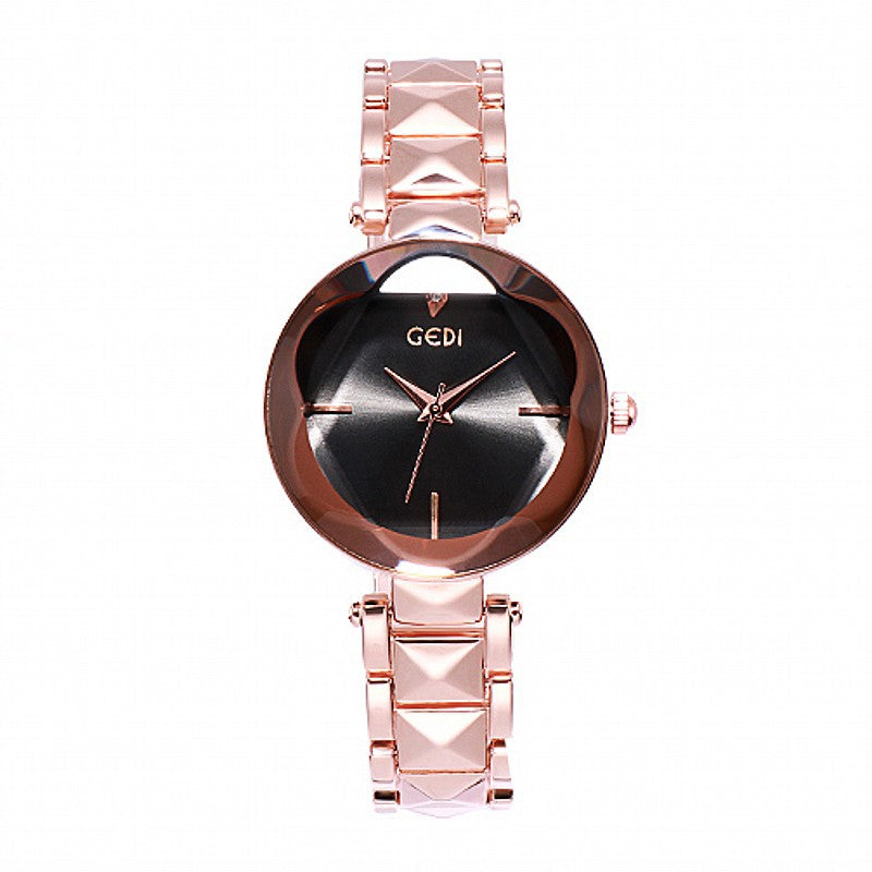 New Personalized Women's Fashion Watch with Steel Belt Atmospheric Design