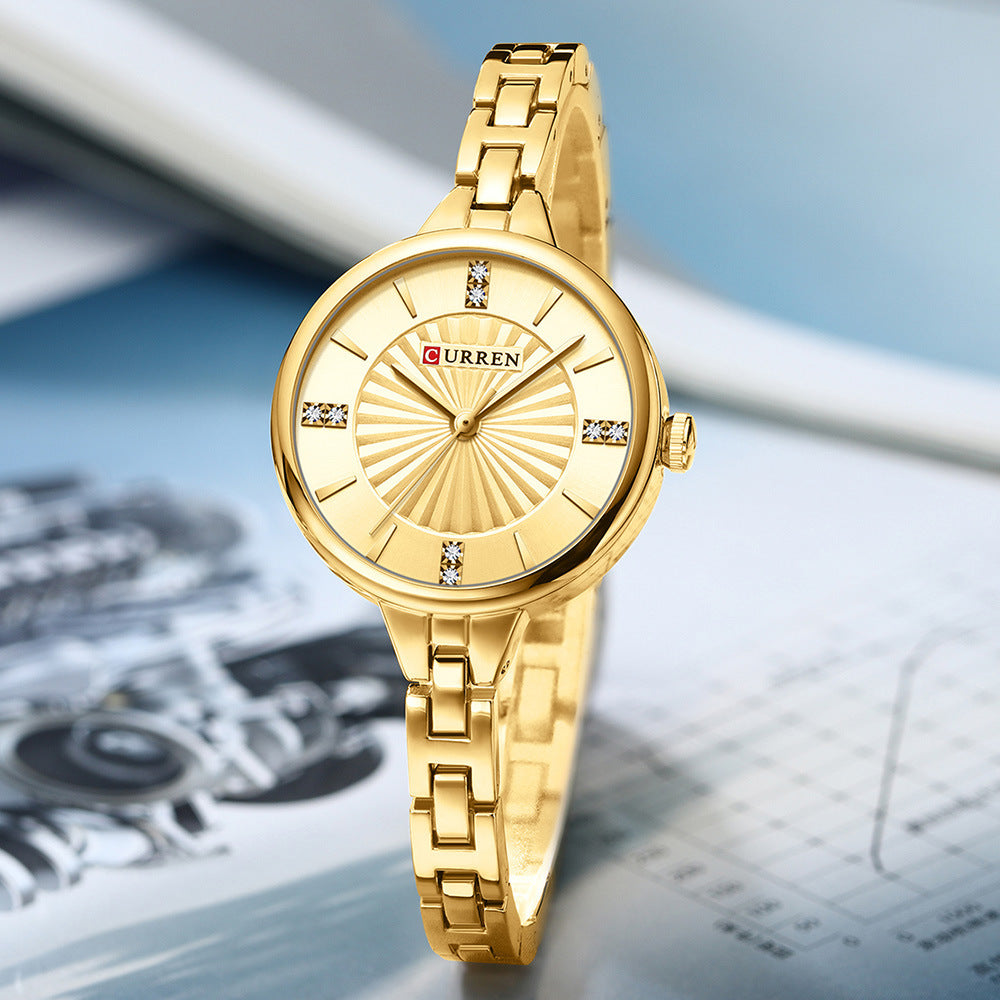 Women's Casual Quartz Watch - Simple and Elegant Design