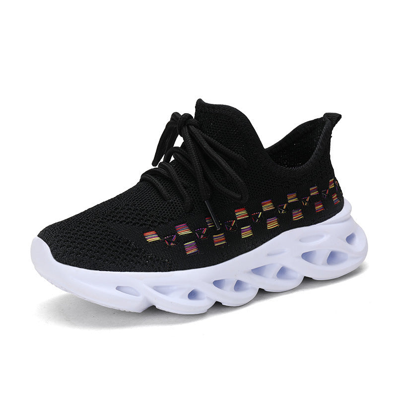 Girls' Mesh Sports Shoes for Active Kids