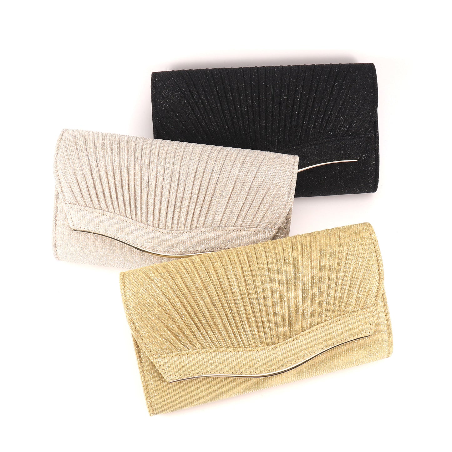 Dinner Clutch Flip Bag - Solid Color Stylish Evening Accessory