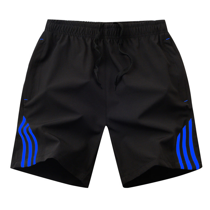 Three-Bar Quick-Drying Beach Pants for Men - Five-Point Style