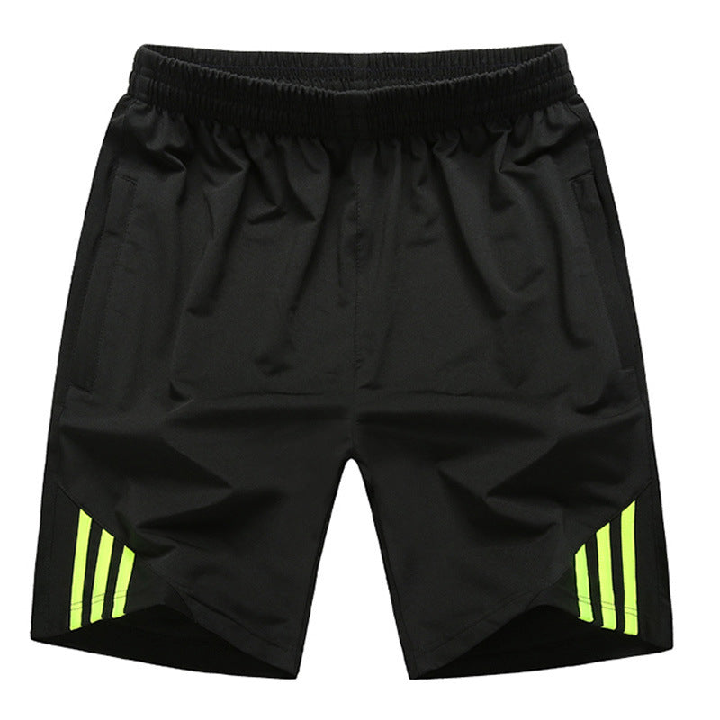 Three-Bar Quick-Drying Beach Pants for Men - Five-Point Style