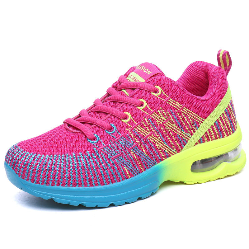 New Breathable Women's Fitness Shoes - Casual Mesh Sports Shoes