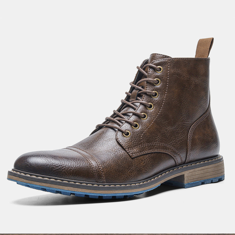 Men's Vintage Workwear Boots - Retro Vintage Martin Boots