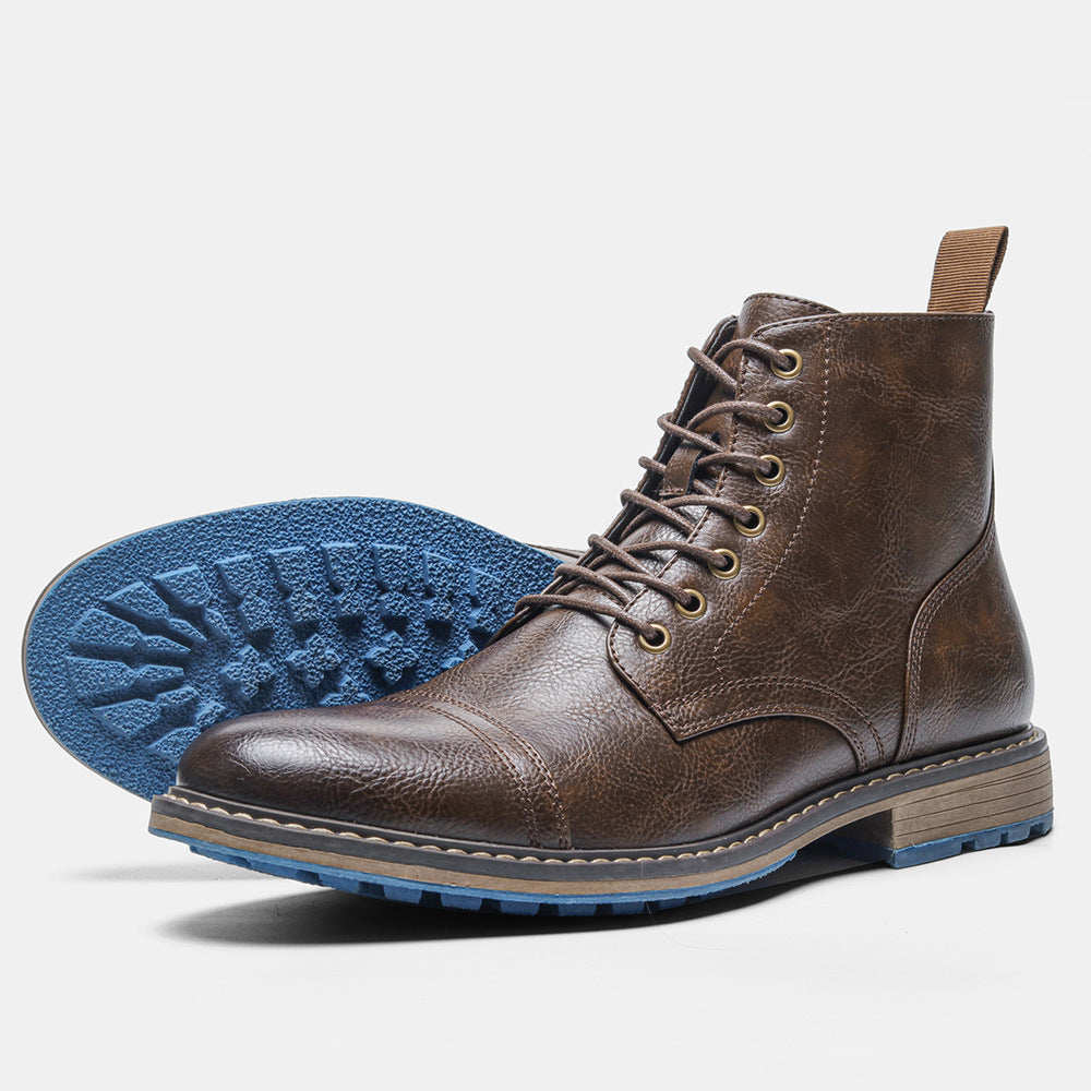 Men's Vintage Workwear Boots - Retro Vintage Martin Boots