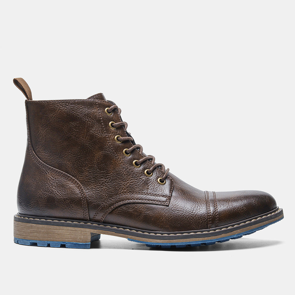 Men's Vintage Workwear Boots - Retro Vintage Martin Boots