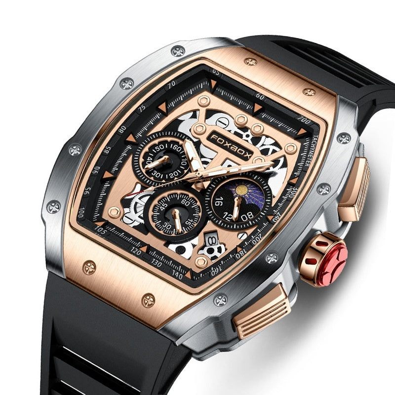 New Hollow Sports Waterproof Watch - Multifunctional Design