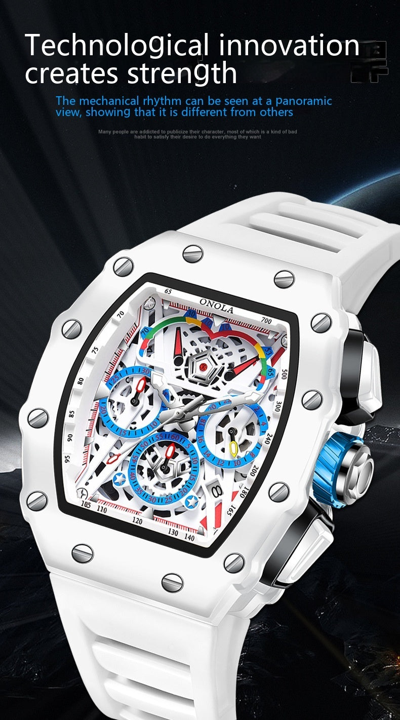 Multifunctional Waterproof Quartz Watch for Men