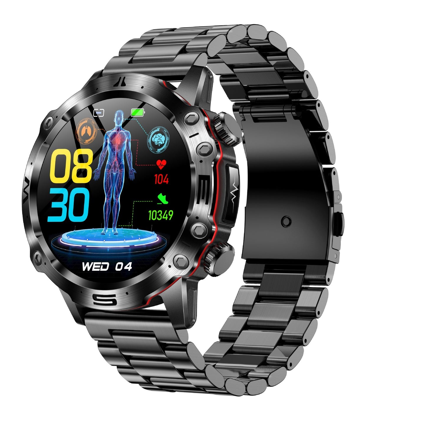 HD ECG Bluetooth Sports Watch for Outdoor Activities and Calls