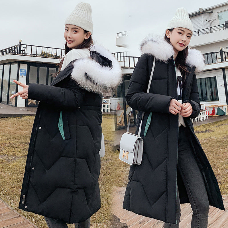 Autumn Winter Thickened Mid-Length Down Jacket for Ultimate Warmth