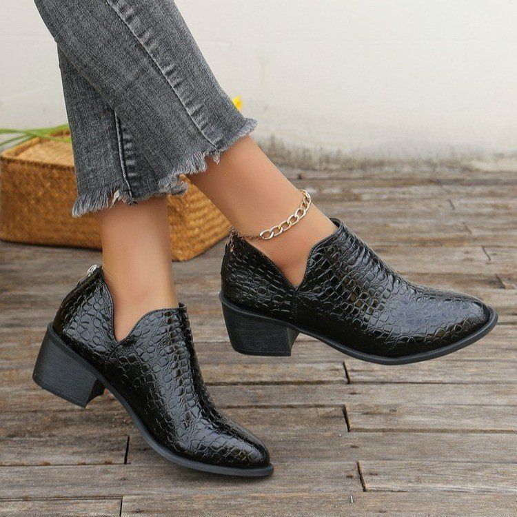 Later Zip Ankle Boots - Stylish and Versatile Footwear