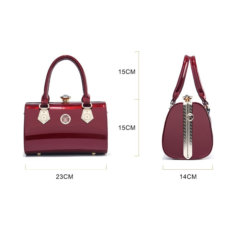 New Fashion Large Capacity Crossbody Bag for Women - Bright Portable One Shoulder Design