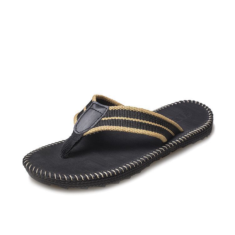 Flip-toe non-slip beach sandals breathable flat shoes