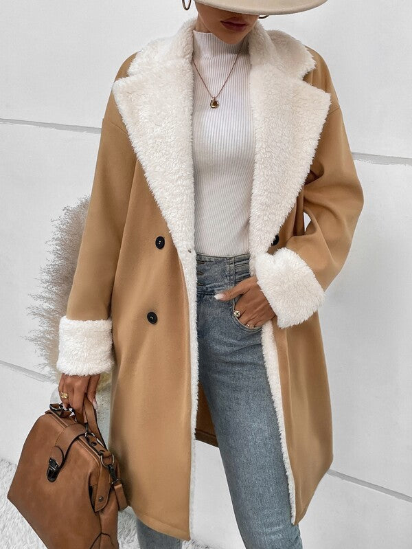 Leisure Commute Woolen Coat for Women: Stylish and Warm