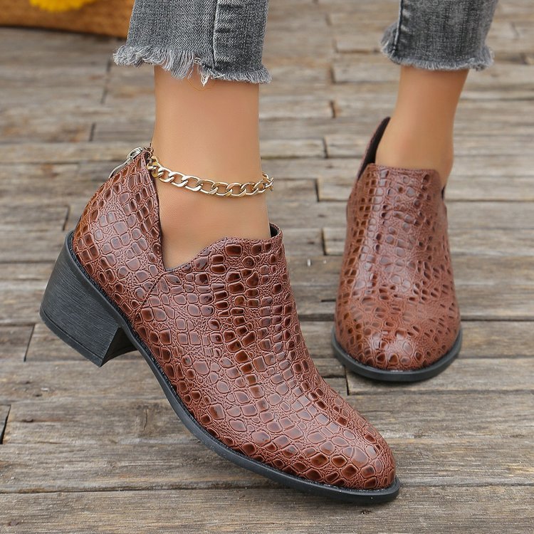 Later Zip Ankle Boots - Stylish and Versatile Footwear