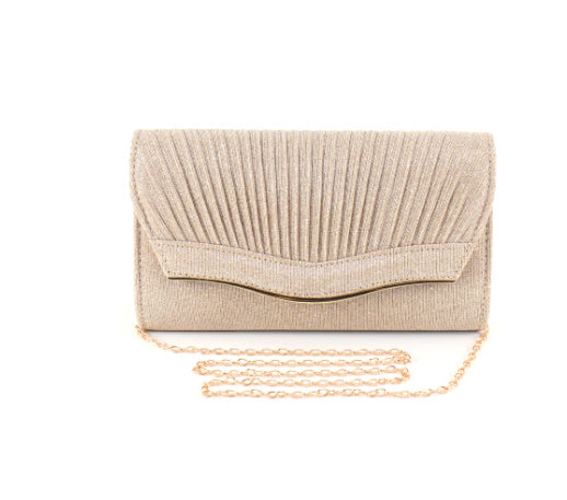Dinner Clutch Flip Bag - Solid Color Stylish Evening Accessory