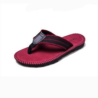 Flip-toe non-slip beach sandals breathable flat shoes