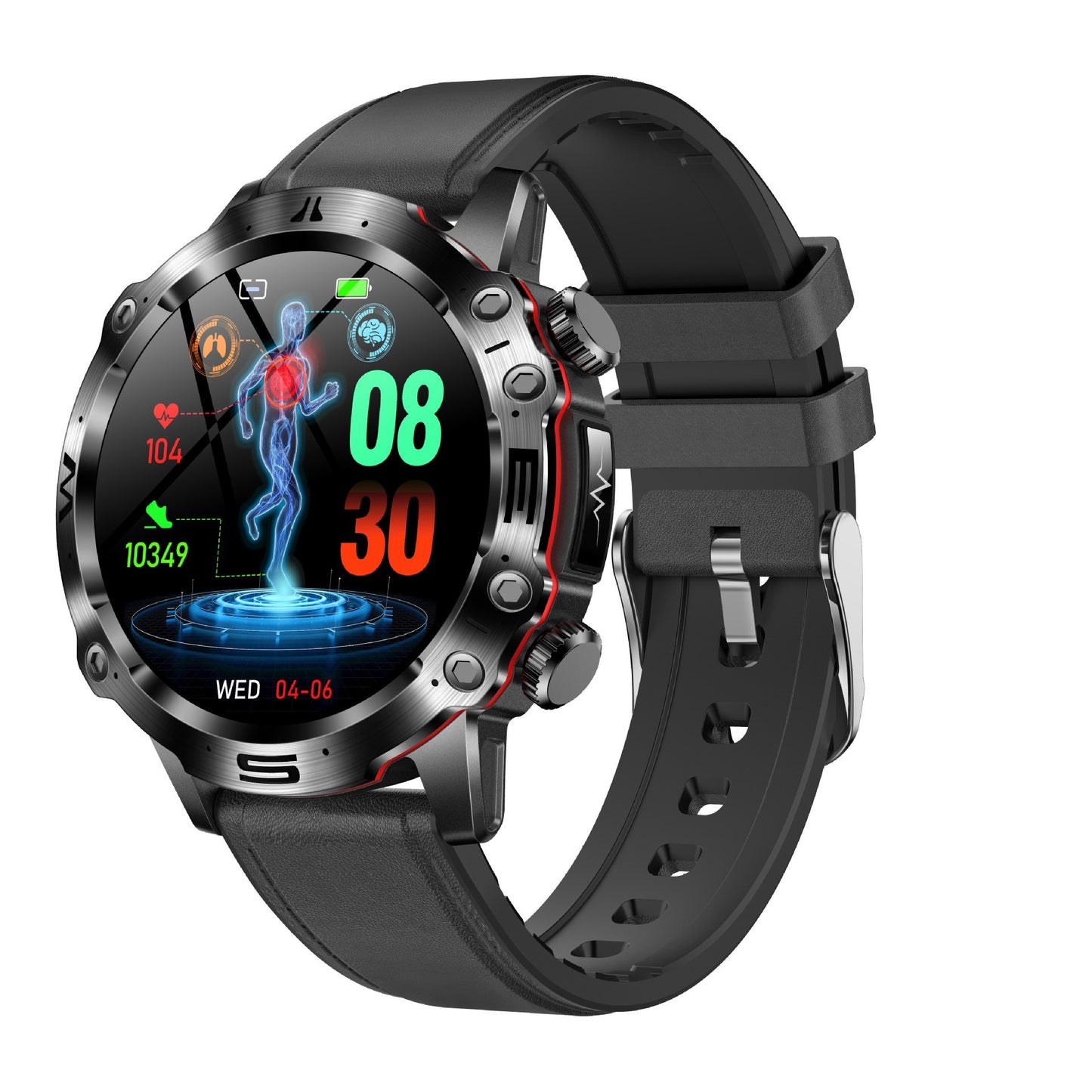 HD ECG Bluetooth Sports Watch for Outdoor Activities and Calls