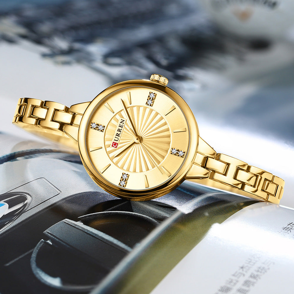 Women's Casual Quartz Watch - Simple and Elegant Design