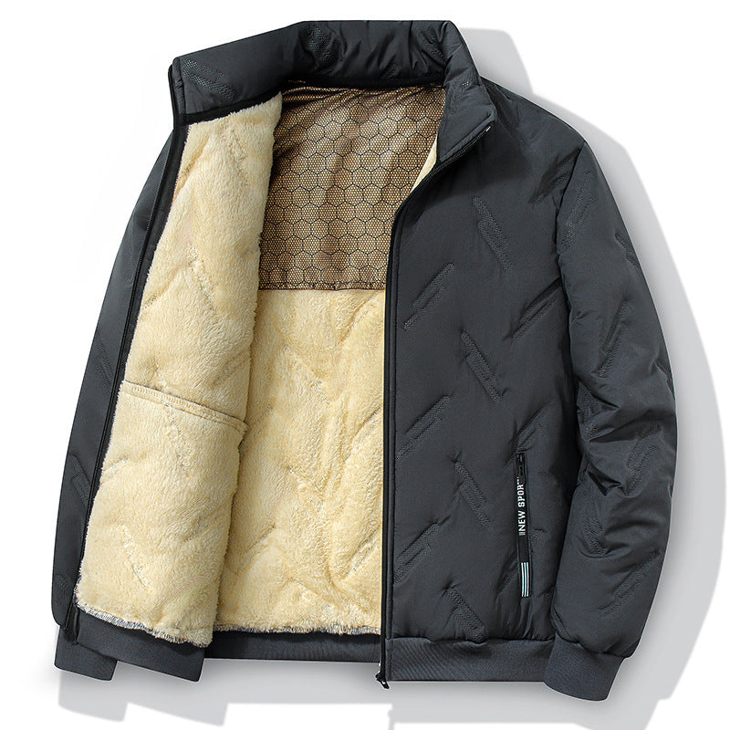 Graphene Cotton Winter Jacket - New Thickened Fleece Casual Coat for Men