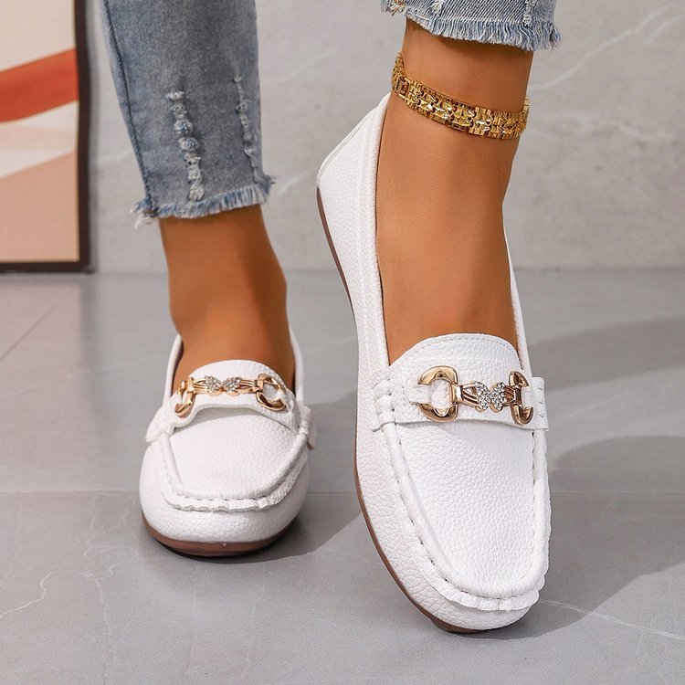 New Spring And Autumn Comfortable Slip-On Pumps - Flat Bottom Versatile Soft Bottom Shallow Mouth