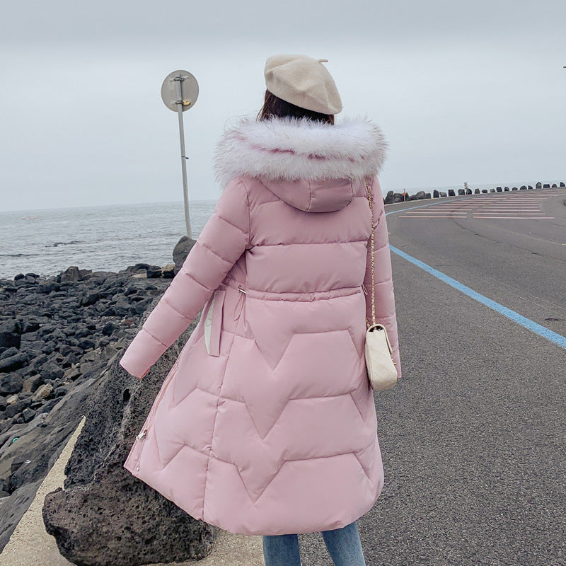 Autumn Winter Thickened Mid-Length Down Jacket for Ultimate Warmth