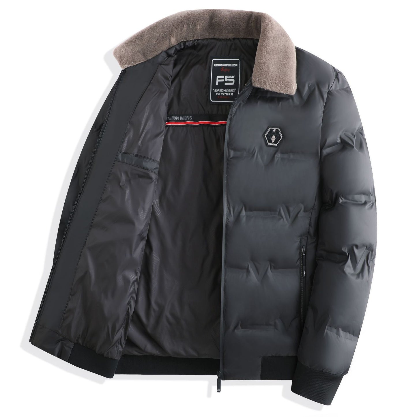 Winter Men's Warm Down Coat - Comfortable Men's Winter Down Coat