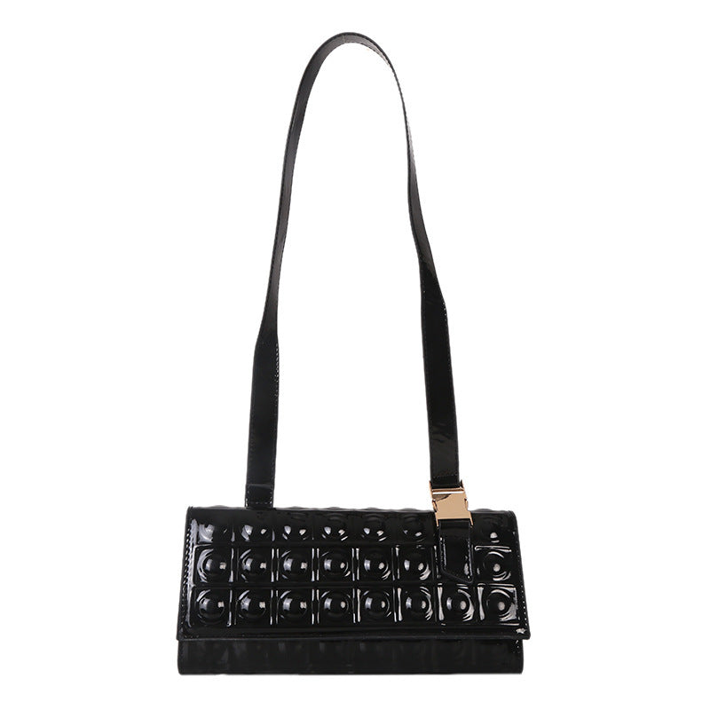 Crossbody Diamond Chain Bag - Fashionable Small Square Design for Stylish Appeal