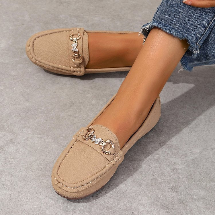 New Spring And Autumn Comfortable Slip-On Pumps - Flat Bottom Versatile Soft Bottom Shallow Mouth