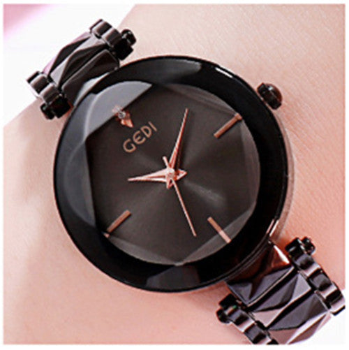 New Personalized Women's Fashion Watch with Steel Belt Atmospheric Design