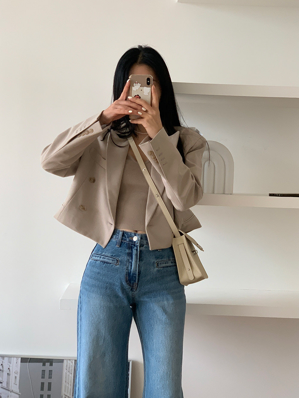 Retro High Waist Slimming Jeans for Women