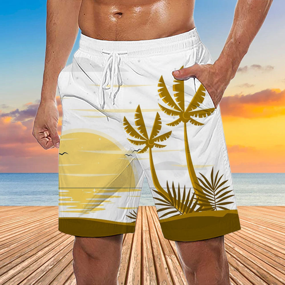 Swimming Shorts for Men - Summer Beach Trunks and Pants