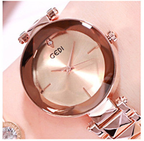 New Personalized Women's Fashion Watch with Steel Belt Atmospheric Design