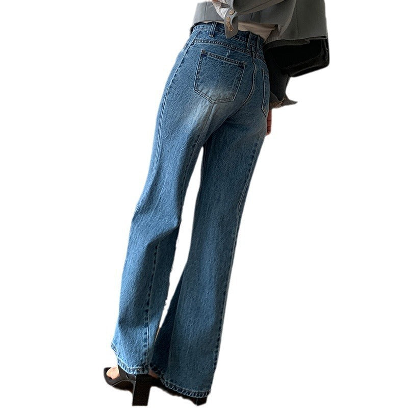 Retro High Waist Slimming Jeans for Women