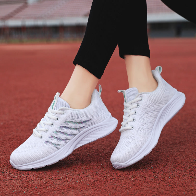 Running Women's Leisure Running Shoes – Mesh Design for Middle-aged Women - Leisure Running Shoes for Women