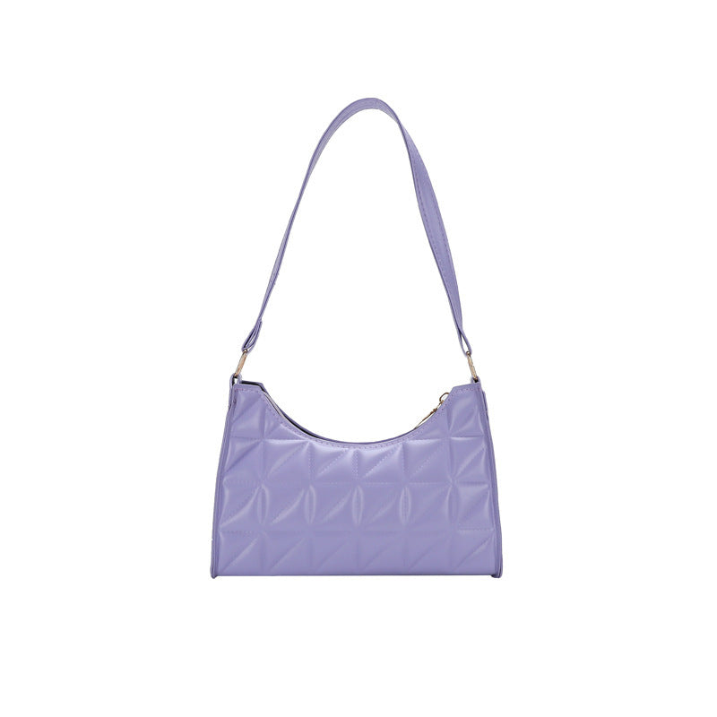 Rhombus Women's Shoulder Bag - Classic Style All-Matching Handbag