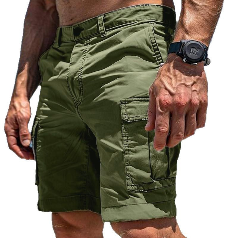 Men's Multi-pocket Overalls with Versatile Slacks and Pockets