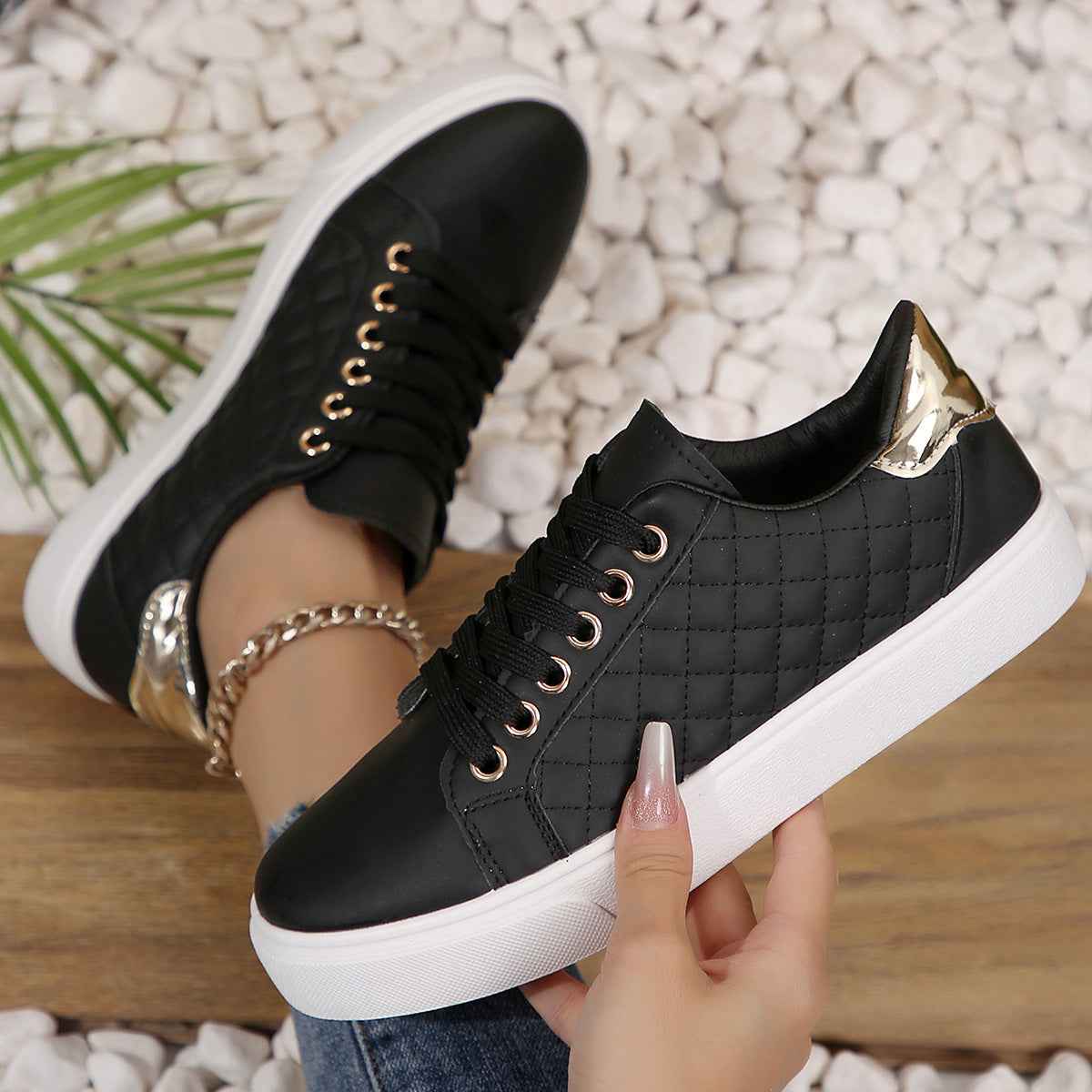 Casual Sports Skate Shoes Female 2024 Spring And Autumn