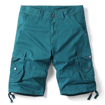 Men's Camouflage Work Shorts - Comfortable Loose Fit with Multi-pocket Design