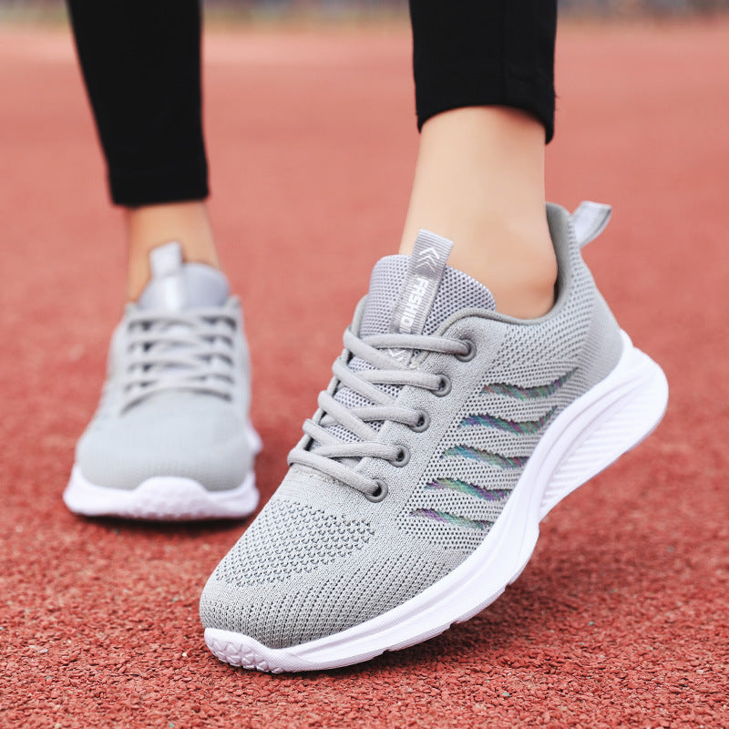 Running Women's Leisure Running Shoes – Mesh Design for Middle-aged Women - Leisure Running Shoes for Women