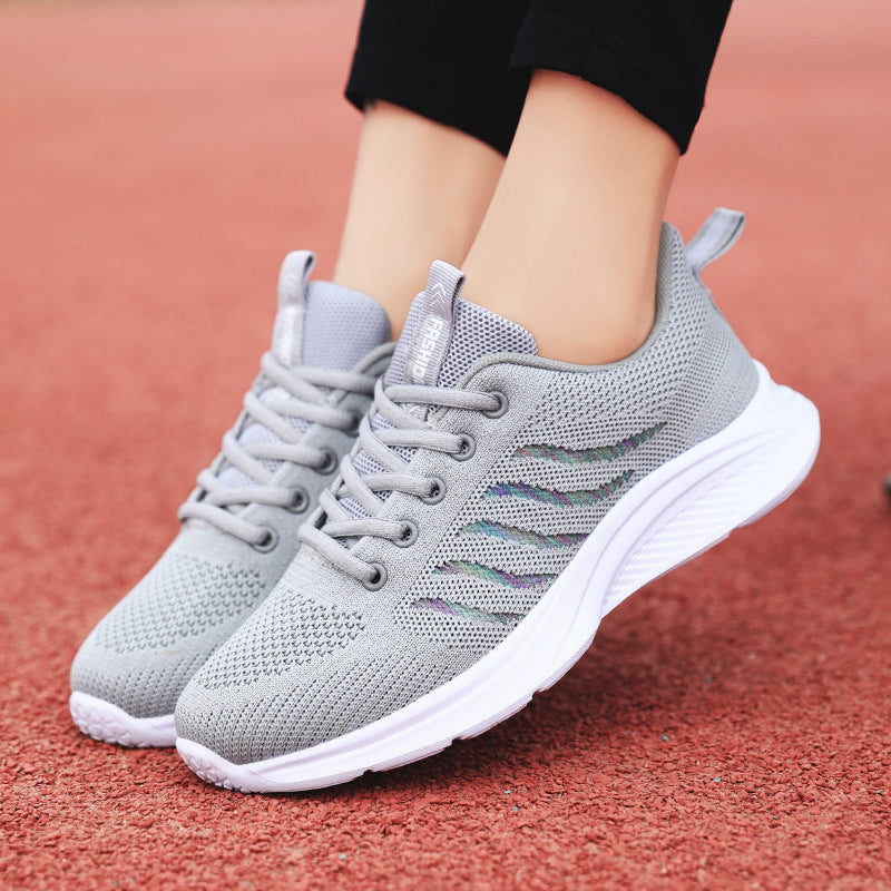 Running Women's Leisure Running Shoes – Mesh Design for Middle-aged Women - Leisure Running Shoes for Women