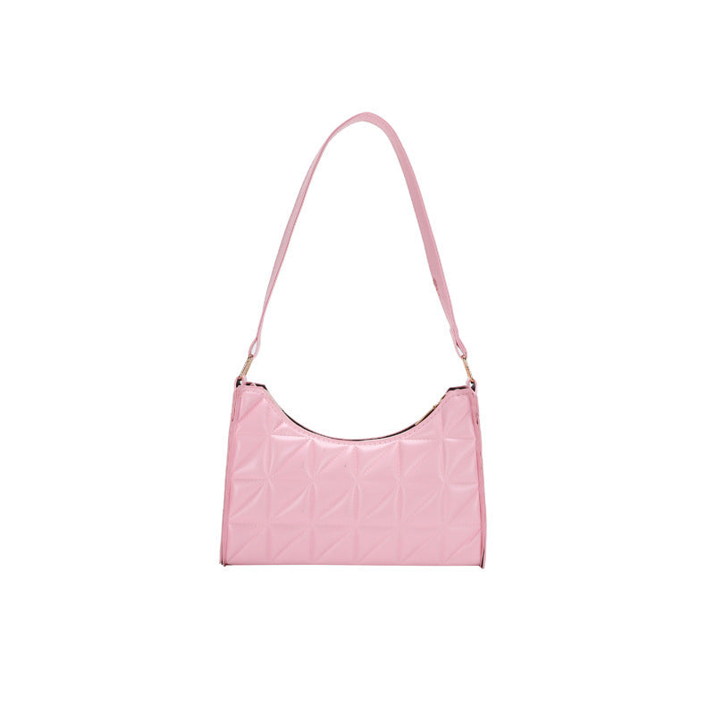 Rhombus Women's Shoulder Bag - Classic Style All-Matching Handbag