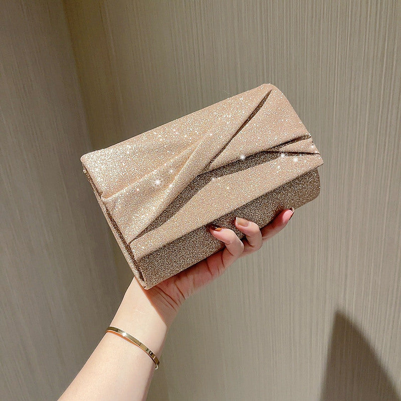 Gold Envelope Clutch - Fashionable Gold Fashion Envelope Clutch