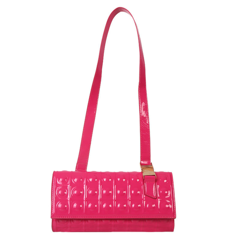 Crossbody Diamond Chain Bag - Fashionable Small Square Design for Stylish Appeal