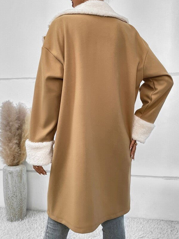 Leisure Commute Woolen Coat for Women: Stylish and Warm