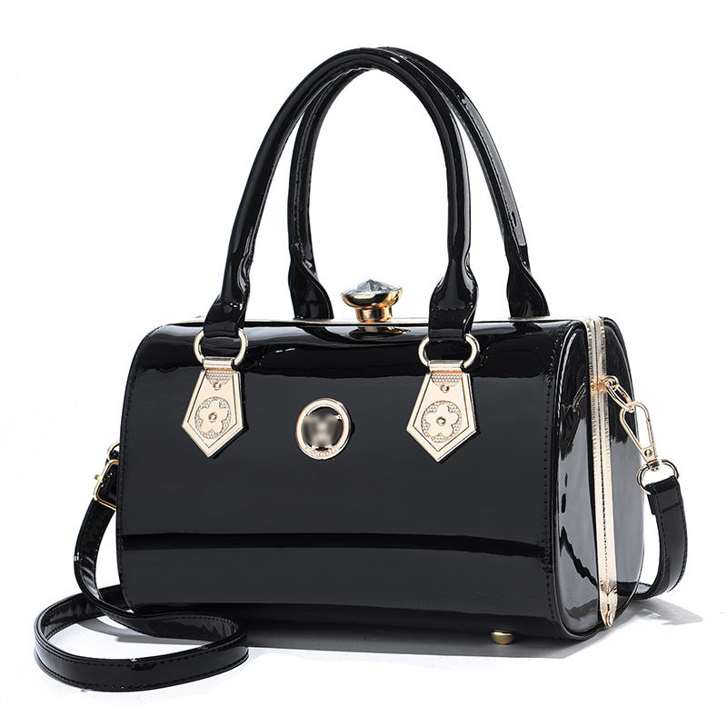 New Fashion Large Capacity Crossbody Bag for Women - Bright Portable One Shoulder Design