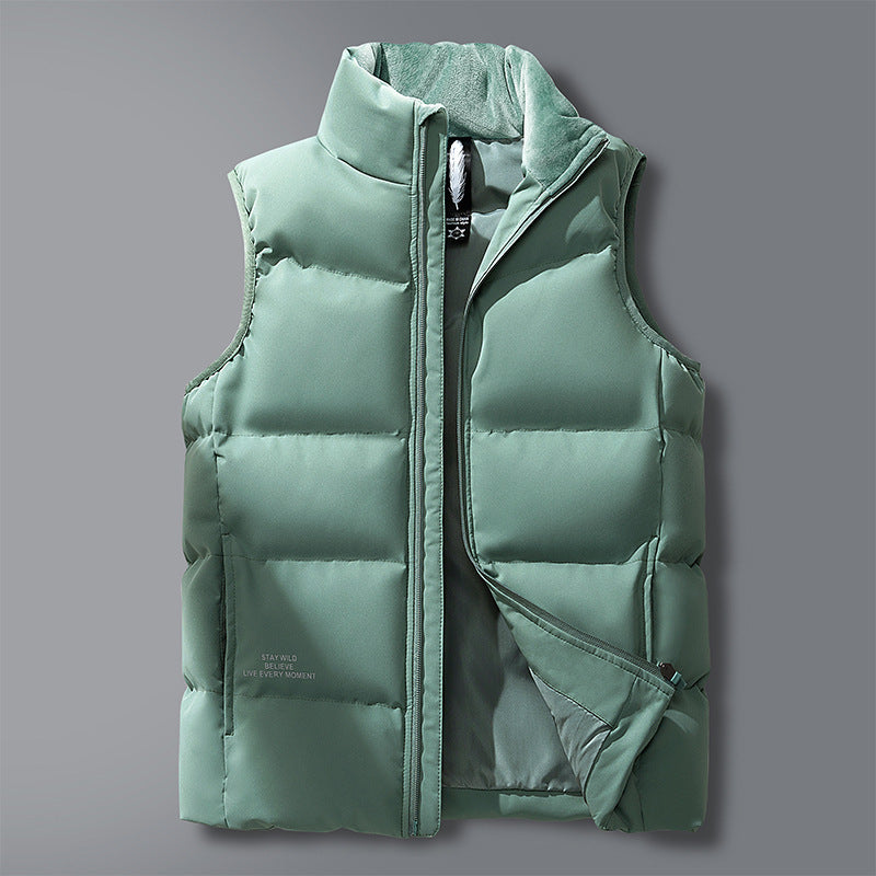 Warm Plus Size Men's Vest - Comfortable All-Season Waistcoat