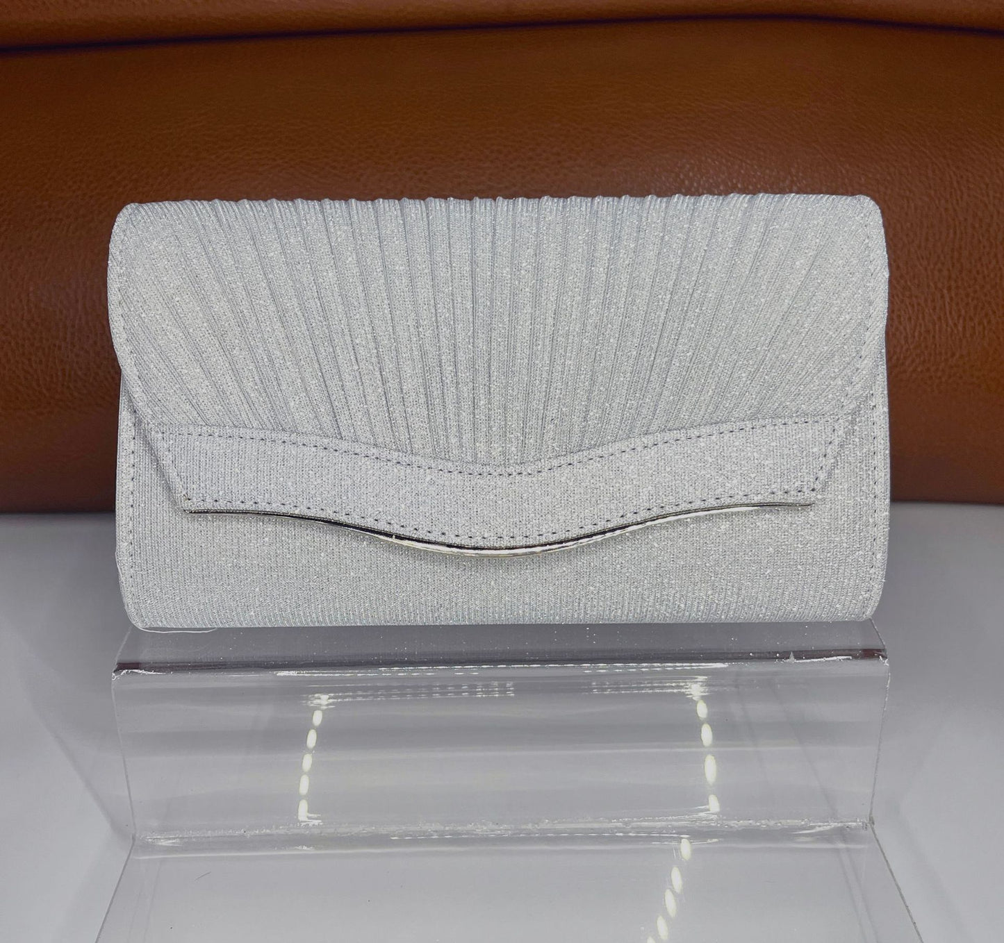 Dinner Clutch Flip Bag - Solid Color Stylish Evening Accessory