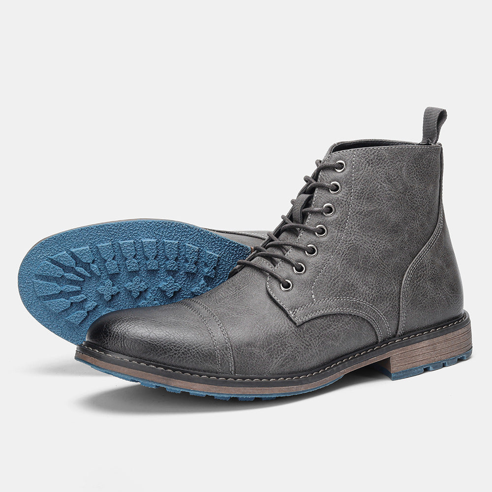 Men's Vintage Workwear Boots - Retro Vintage Martin Boots