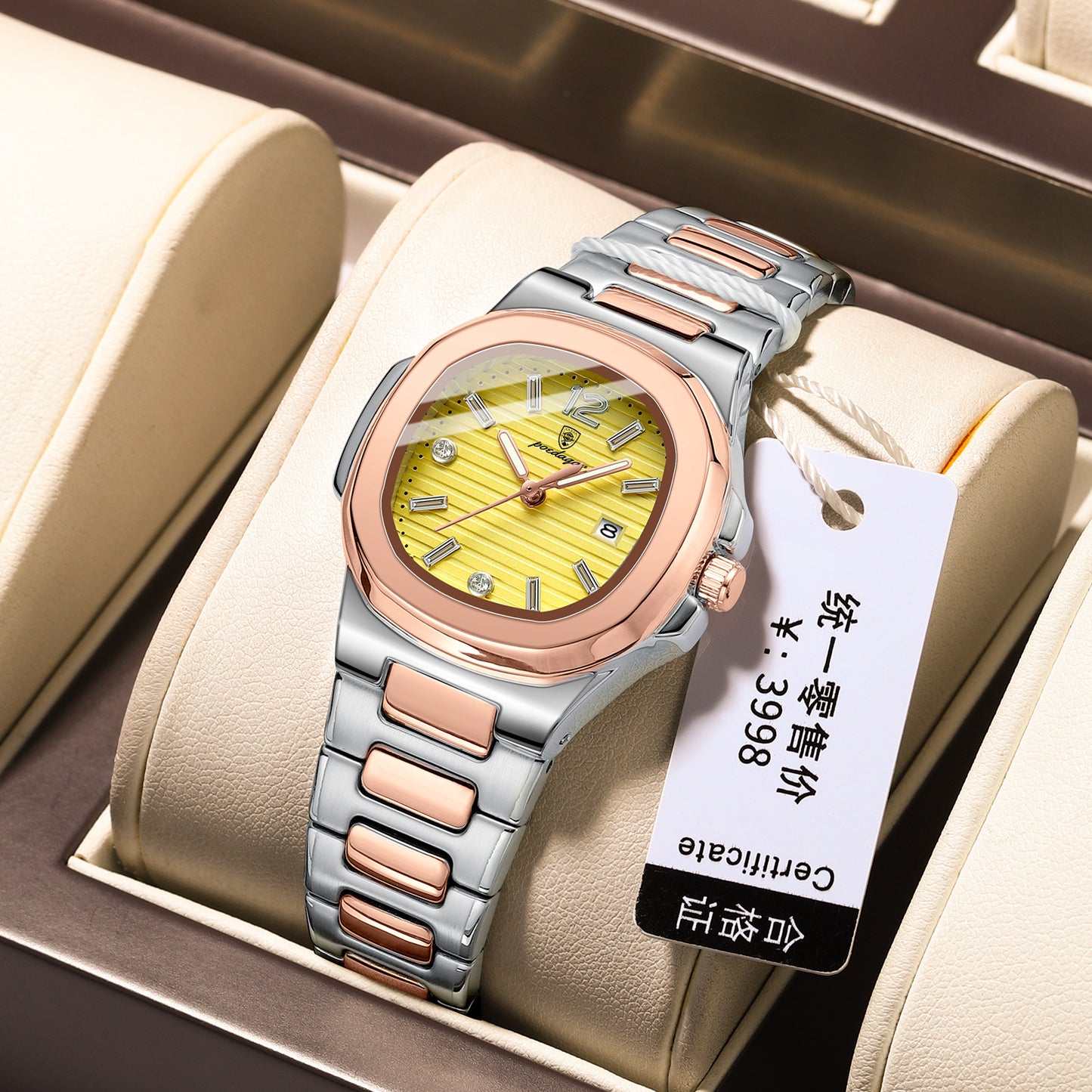 Women's Luminous Quartz Watch - Ultra-thin Design and Elegant Style